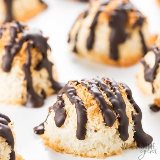 Coconut Macroons - Recipe photo by wholesomeyum