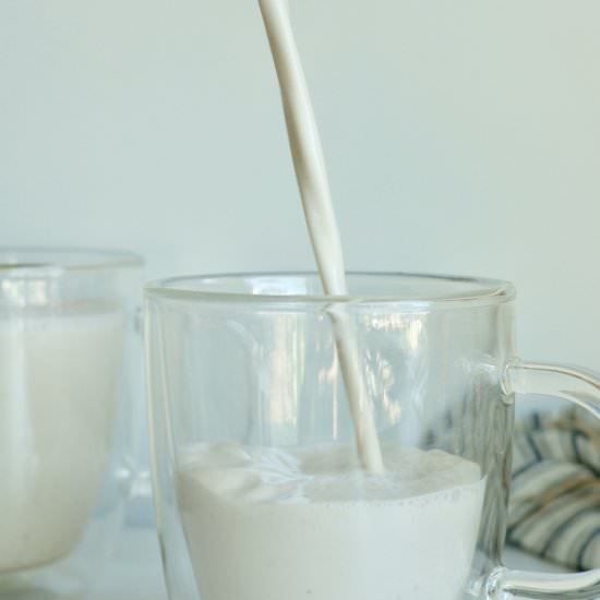 Vanilla Date Almond Milk - Recipe photo by HookedOnPlants