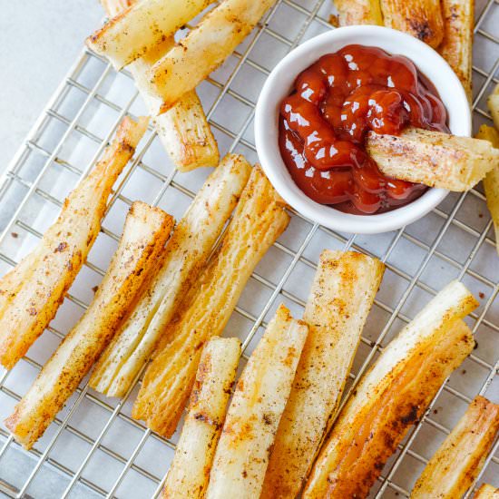 How To Make Yuca Fries - Recipe photo by Garden in the kitchen