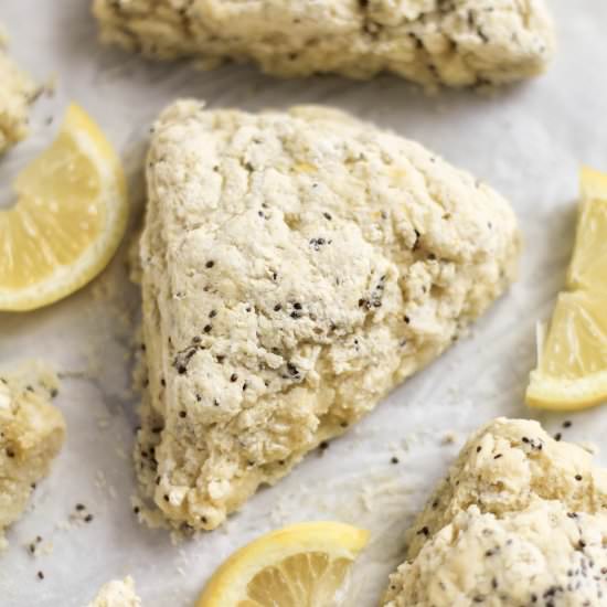 Lemon Chia Scones - Recipe photo by milehighmitts