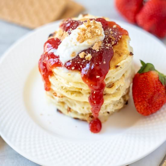 Strawberry Pancakes - Recipe photo by amindfullmom