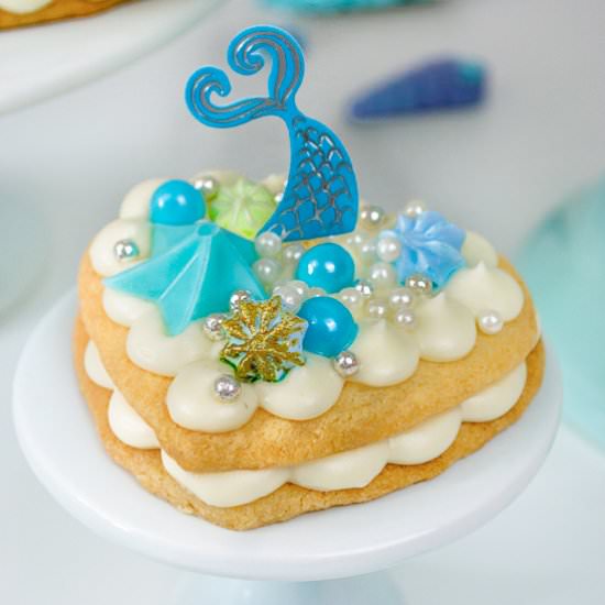 Mermaid Cream Tarts - Recipe photo by House of Elyn Ryn