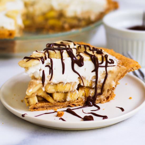 Paleo Banana Cream Pie - Recipe photo by thebananadiaries