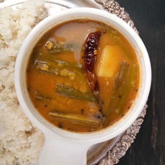 Dalma, lentil stew - Recipe photo by Mildlyindian
