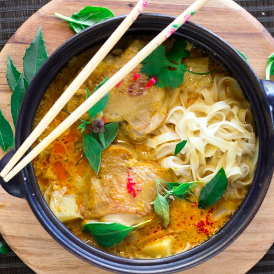 Thai Chicken Noodle Curry - Recipe photo by Gday Souffle