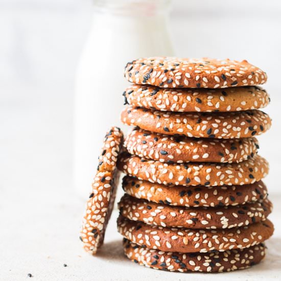 Gluten Free Tahini Cookies - Recipe photo by currytrail