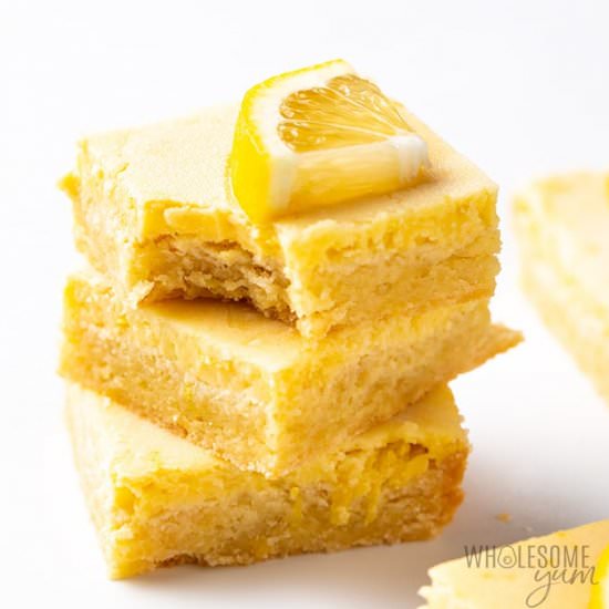 lemon bars recipe - Recipe photo by wholesomeyum