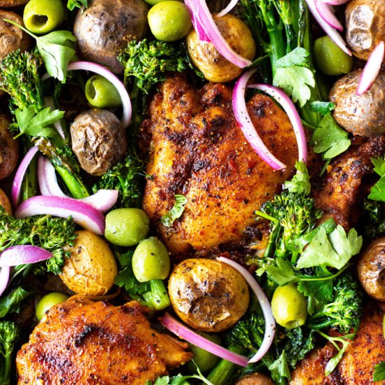 Mediterranean Sheet Pan Chicken - Recipe photo by nyssas_kitchen