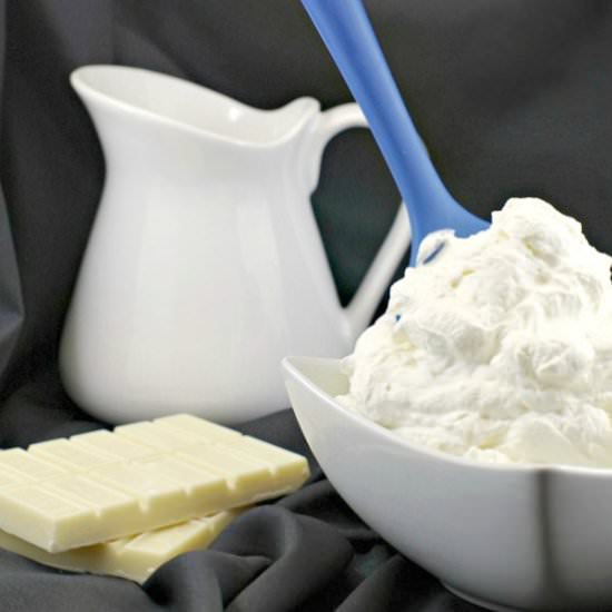 2 Ingredient Whipped Cream Frosting - Recipe photo by Food Meanderings