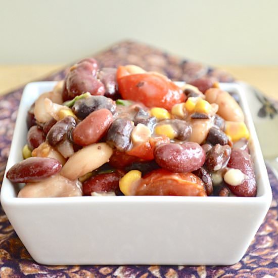 Summer Three Bean Salad - Recipe photo by jeanieandluluskitchen