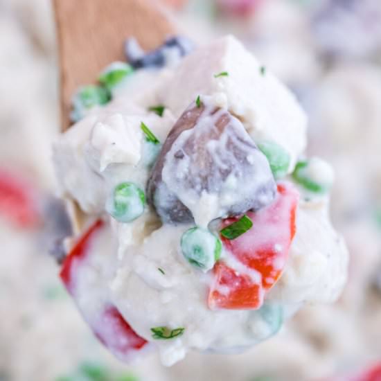 Easy Chicken a la King - Recipe photo by peasandpeonies