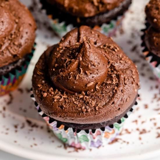 Vegan Chocolate Cupcakes - Recipe photo by TheVegan8