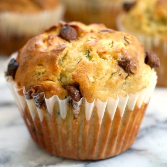Chocolate Chip Zucchini Muffins - Recipe photo by mygorgeousrecipes