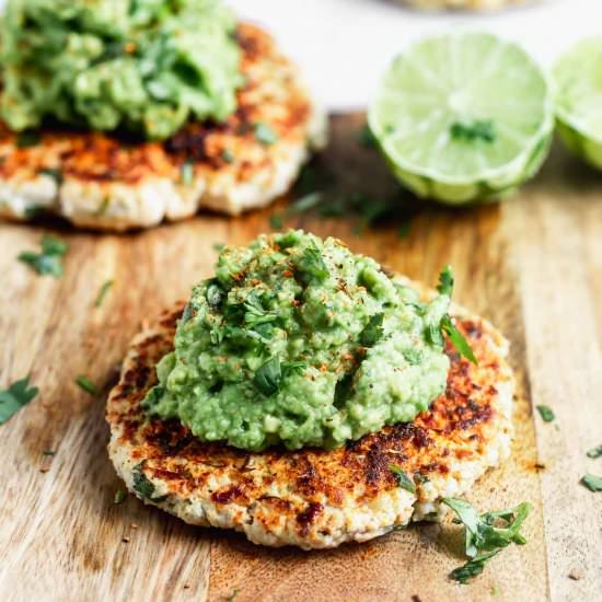5-Ingredient Chicken Burgers - Recipe photo by cookingforkeeps