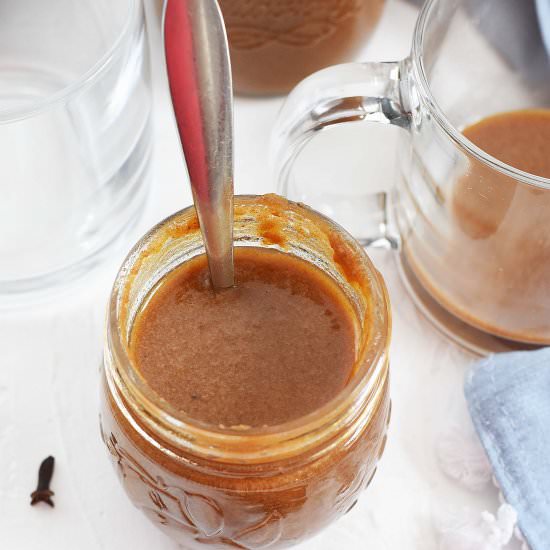 The Best Pumpkin Spice Syrup Recipe - Recipe photo by Savvysavingcouple