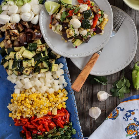 Grilled Summer Salad - Recipe photo by Welcome2ourTable