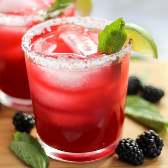 Blackberry Basil Margarita - Recipe photo by milehighmitts