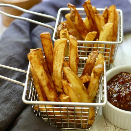 Homemade French Fries – Easy Recipe - Recipe photo by Grits and Pinecones