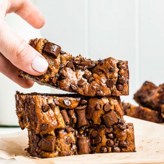 Paleo Chocolate Chip Banana Bread - Recipe photo by thefitpeach