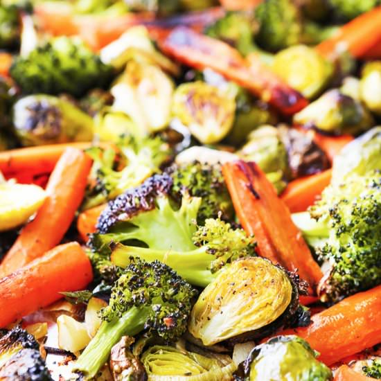 Easy Oven Roasted Vegetables - Recipe photo by pipandebby