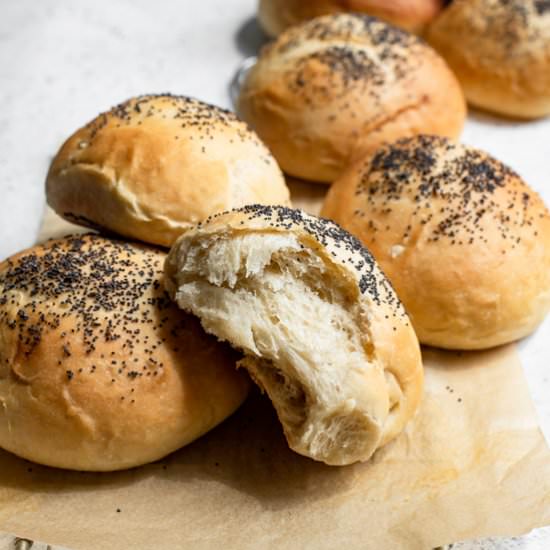 Vegan Milk Bread Buns - Recipe photo by thecuriouschickpea