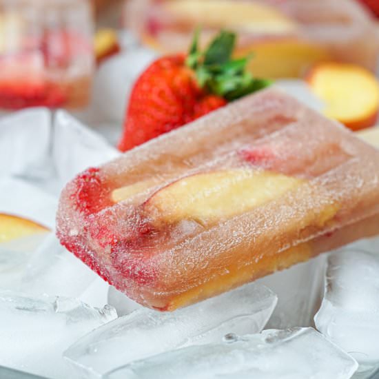 Frosé Sangria Popsicles - Recipe photo by TaraMar