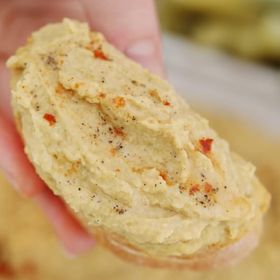 Instant Pot Hummus - Recipe photo by peasandpeonies