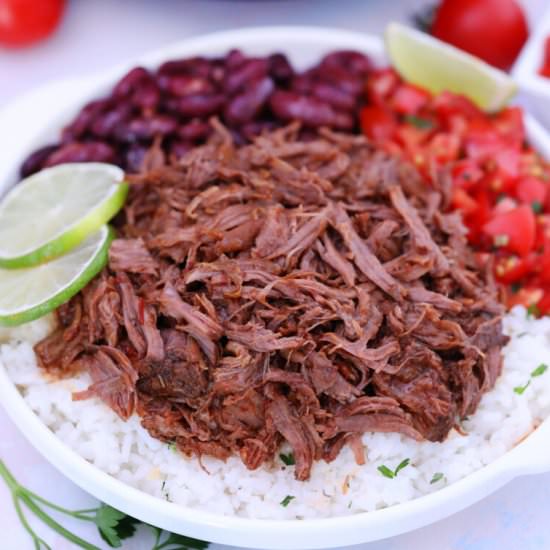 Slow Cooker Barbacoa Beef - Recipe photo by peasandpeonies