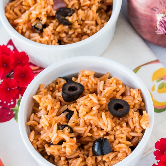 Instant Pot Spanish Rice - Recipe photo by cleaneatingkitchen