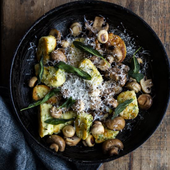 Herbed Ricotta Gnocchi - Recipe photo by heinstirred