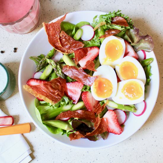 Spring Breakfast Salad - Recipe photo by the good eats co