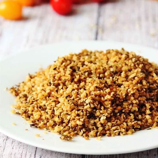 Hemp seed Parmesan - Recipe photo by veganwithgusto