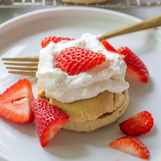 Paleo Strawberry Shortcakes - Recipe photo by gluten-free palate