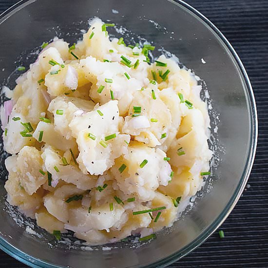 German Potato Salad - Recipe photo by MasalaHerb