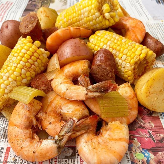 Slow Cooker Cajun Low Country Boil - Recipe photo by FitSlowCookerQueen