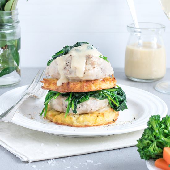 Pork and Potato Rosti Stacks - Recipe photo by Your Ultimate Menu