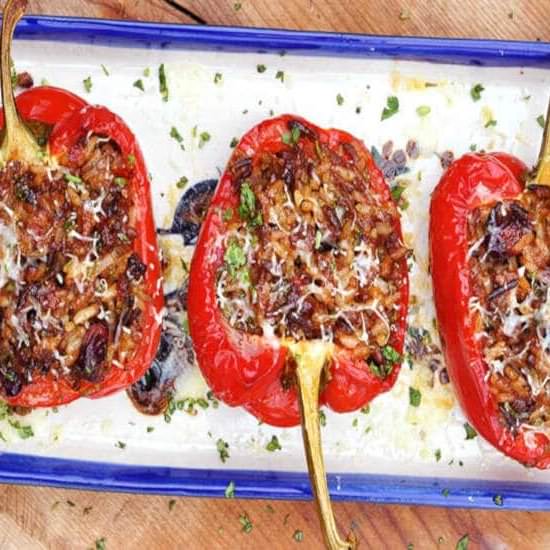Chilli Stuffed Peppers - Recipe photo by Arun