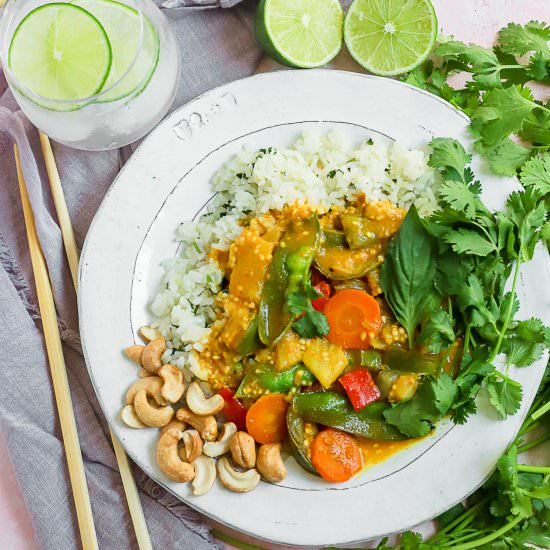 Thai Pineapple Yellow Curry - Recipe photo by SprinklesandSeaSalt