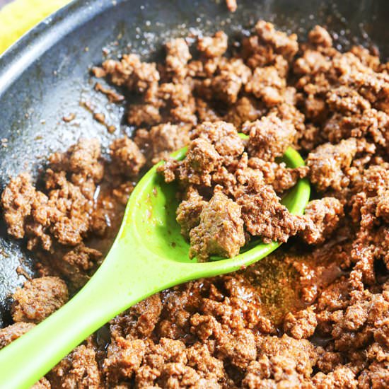 Homemade Ground Beef Taco Meat - Recipe photo by pipandebby