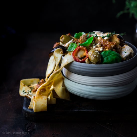 Sausage Pasta in Arabiatta sauce - Recipe photo by deluscious bites