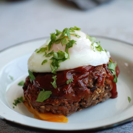 Cheesy Chipotle Mini Meatloaf Benny - Recipe photo by fleurdelectable