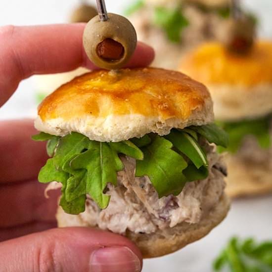 Dill Chicken Salad Sliders - Recipe photo by shekeepsalovelyhome