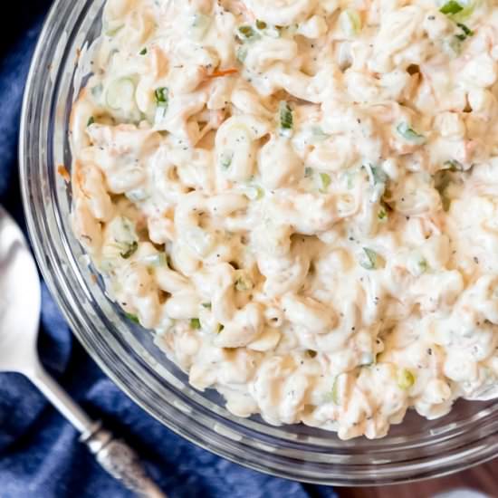 HAWAIIAN MACARONI SALAD - Recipe photo by houseofnasheats