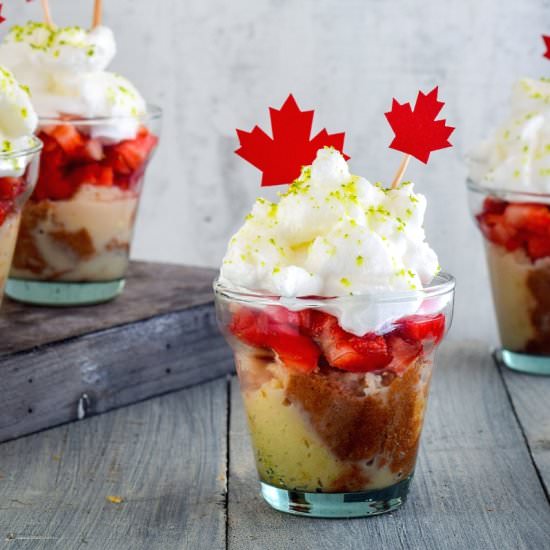Canada Day Three Milk Cake - Recipe photo by inthekitchnet