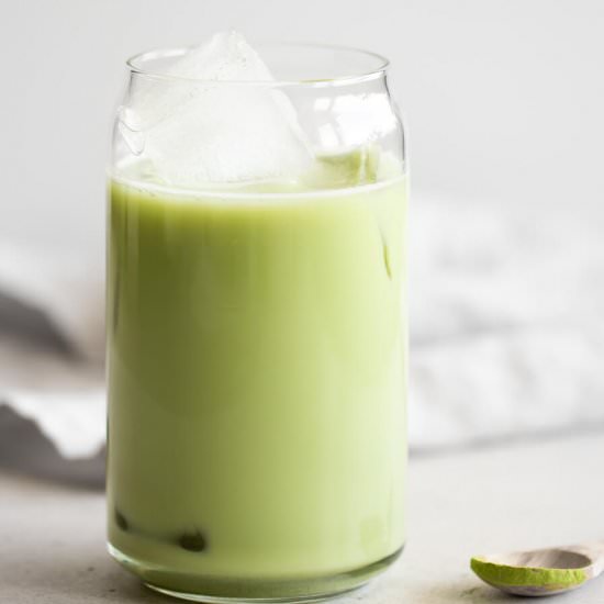 Perfect Iced Matcha Latte - Recipe photo by realandvibrant