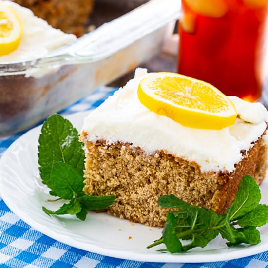 Sweet Tea and Lemonade Cake - Recipe photo by spicysouthernkitchen