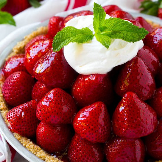 Fresh Strawberry Pie - Recipe photo by dinneratthezoo