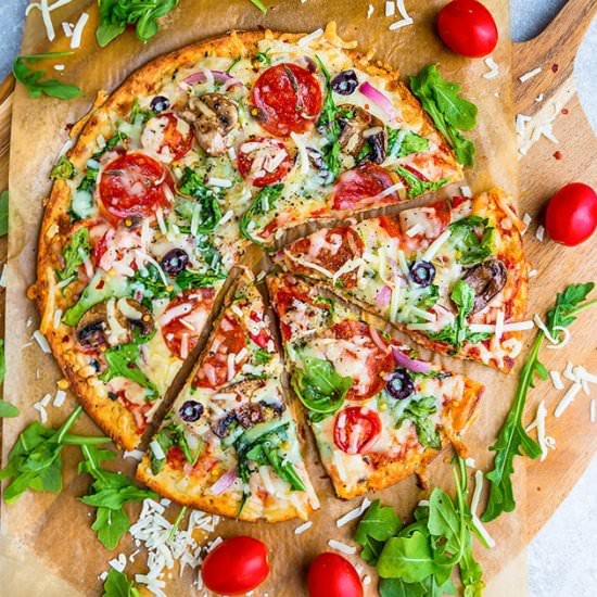 Cauliflower Pizza Crust - Recipe photo by LifemadeSweeter
