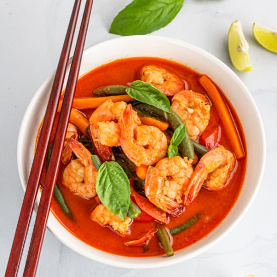 Thai Prawn Red Curry - Recipe photo by Priyanka DK