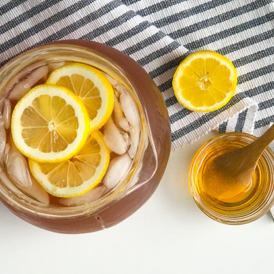 Honey Lemon Iced Tea - Recipe photo by Nictastingspoon